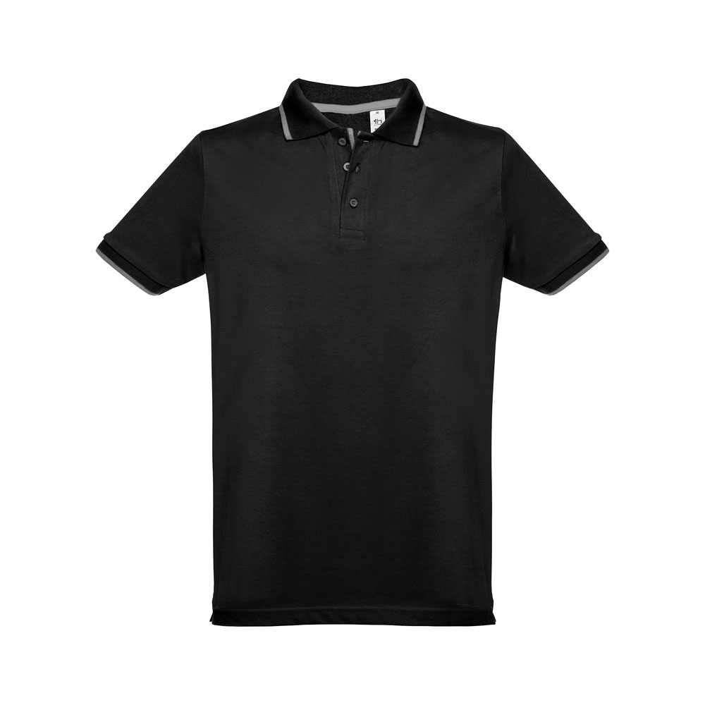 30137-Men's slim fit polo shirt
