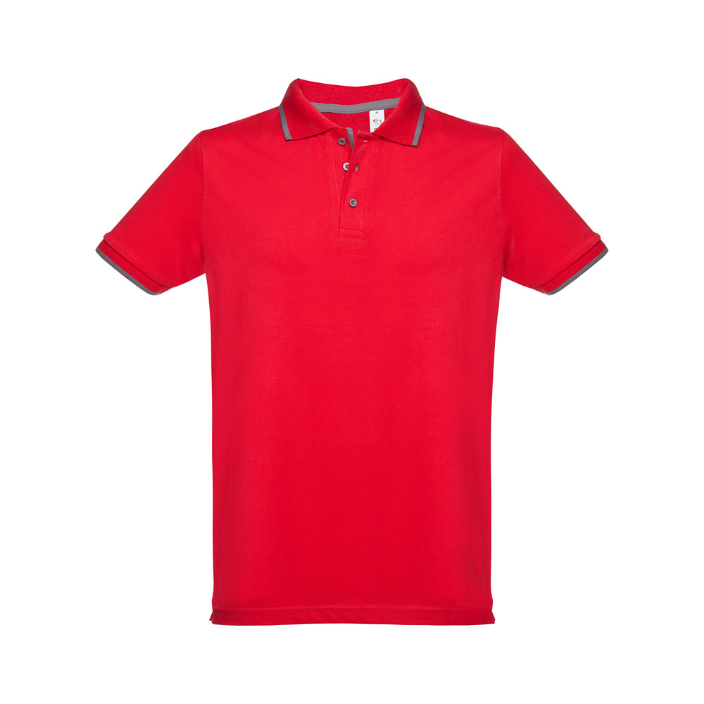 30137-Men's slim fit polo shirt