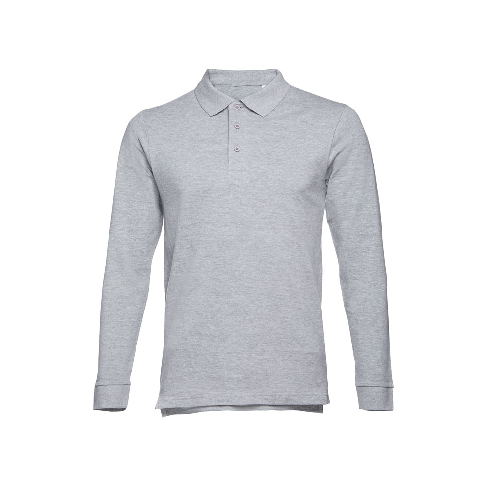 30141-Men's long sleeve polo shirt