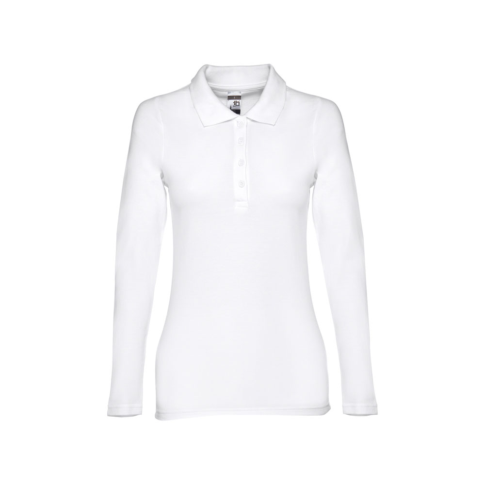 30144-Women's long sleeve polo shirt